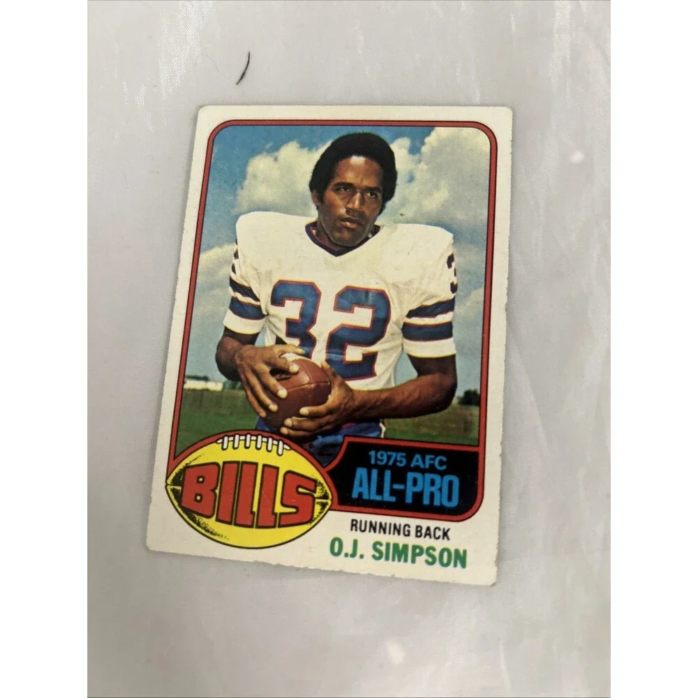 O. J. Simpson Football Card Lot (6 Cards) Vintage Buffalo Bills, San Francisco